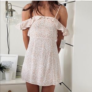For love and lemons off the shoulder star dress